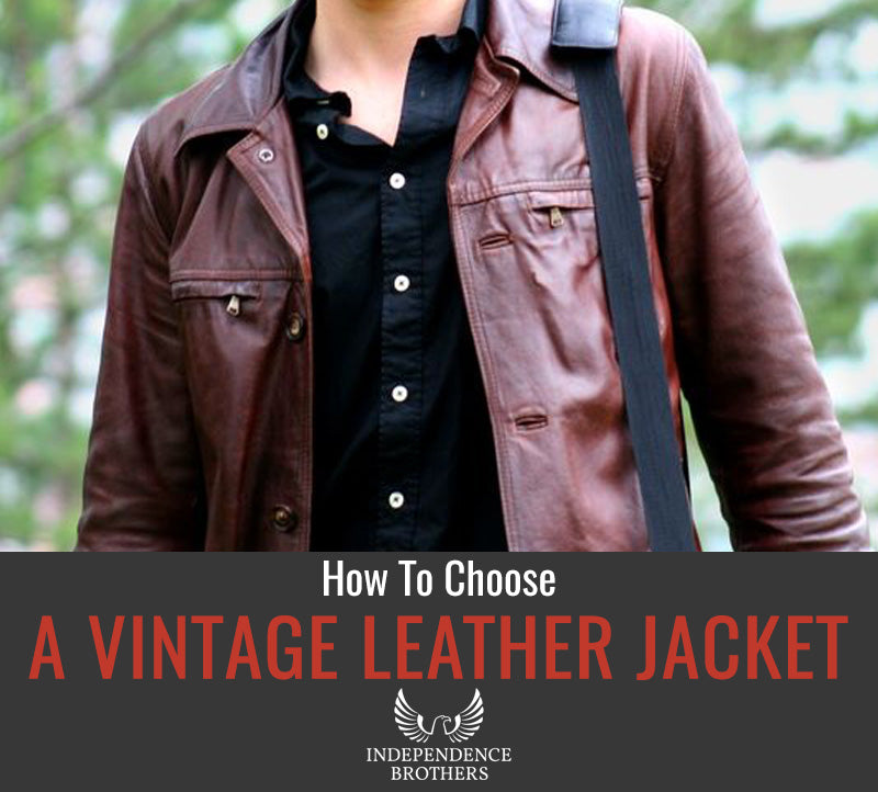 How To Choose A Vintage Leather Jacket